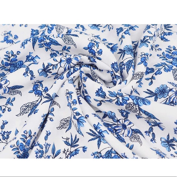 BRAND NEW!! R.Vivimos Long Sleeve Floral Midi Dres - Picture 4 of 4